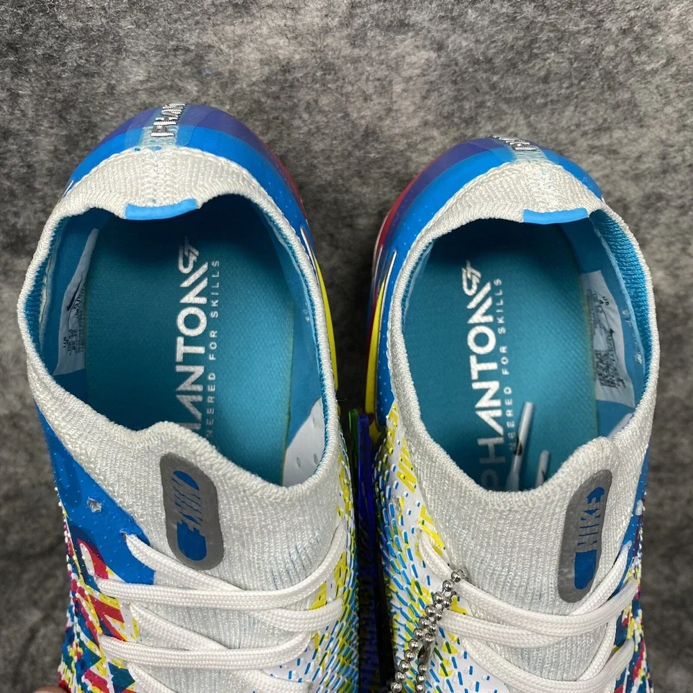 Nike Phantom GT Elite 3D SG Pro Soccer Cleat Mens 4 White Blue DJ0941-468 Bosnia